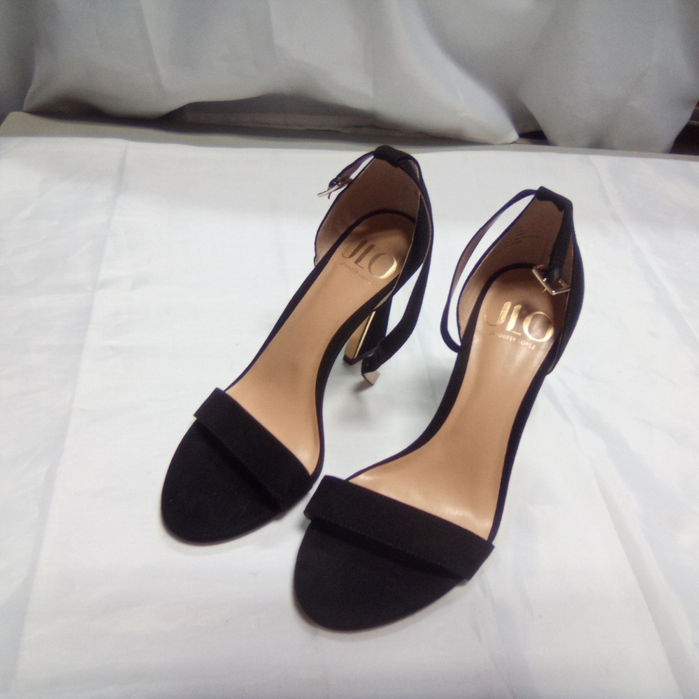 J lo black  heels size 6.5